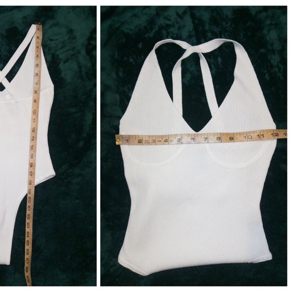 NWOT 3 Asos Tops -  Bodysuit, Camisole, & Croplette Sz 6 - Picture 4 of 16